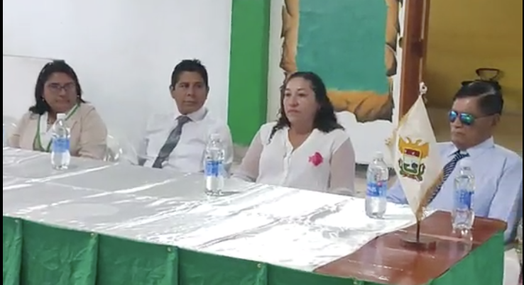 AUCAYACU: ALCALDE PRESENTA A SUS GERENTES MUNICIPALES PARA LA GESTION QUE INICIA